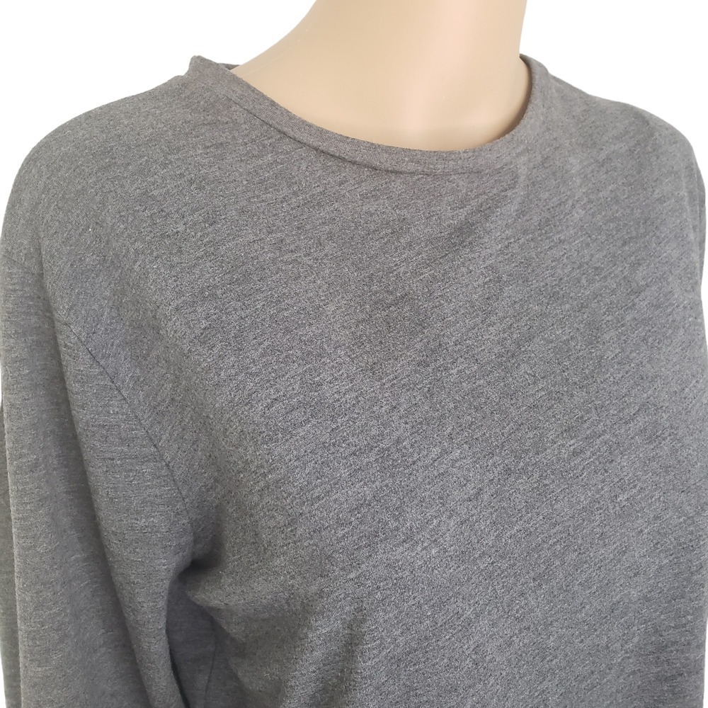 Zara Trafaluc Gray Bell Sleeve Tunic Mini Dress Size Medium - Picture 9 of 11